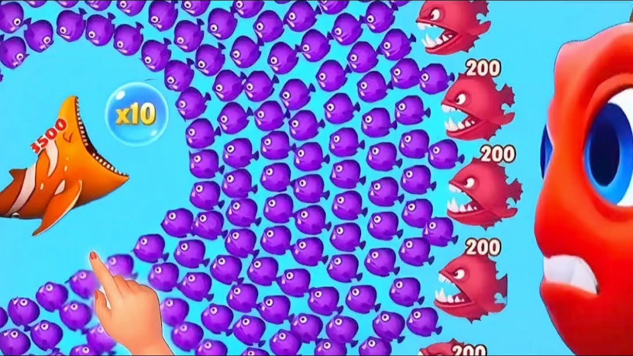 Fishdom 🐠 ads Mini Games 52.4 New update. Hungry fish video gameplay Hadi gaming yt