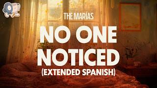 The Marías ~ No One Noticed (Lyrics)