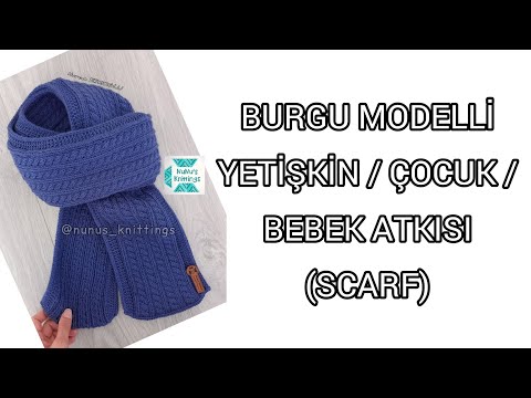 BURGU MODELLİ ATKI #scarf #burgu