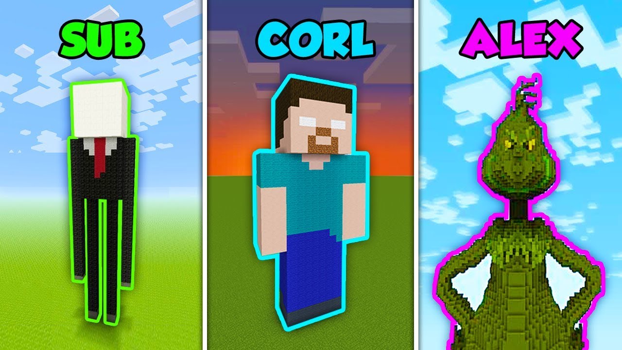 Sub Vs Corl Vs Alex Worst Fears In Minecraft The Pals Youtube - denis roblox jelly mining simulator