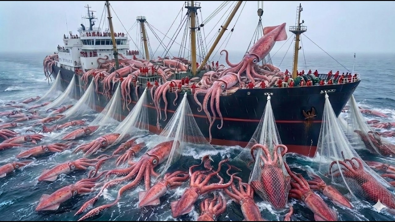 The 100-Mile Line: Inside the Extreme Giant Squid Fishery (Documentary)