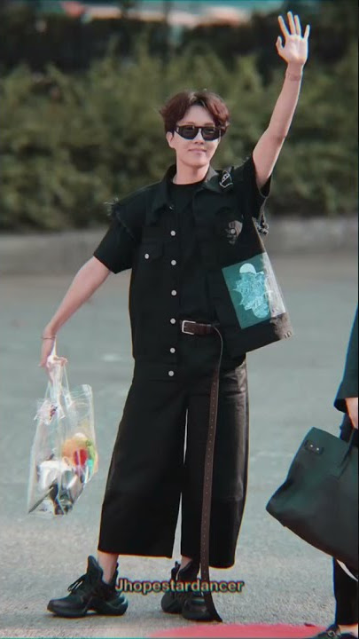 hoseok in the airport runway  #jhope #hoseok #bts