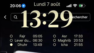 Comment mettre les horaires de prière dans l’écran d’accueil screenshot 1