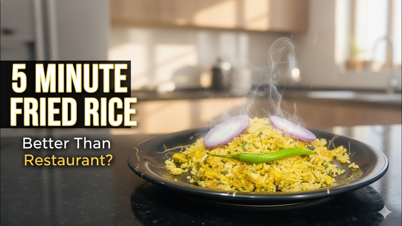 Bachelor Egg Rice in Just 5 Minutes||Better Than Restaurant?