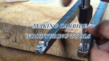 Making carbide woodturning tools ~ part 2 - the metal work ~ #003