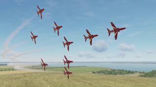 The Virtual Red Arrows at the Virtual Air Tattoo!