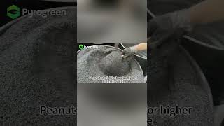 Peanut Shells to Biochar: Carbonization Equipment Solution #shorts