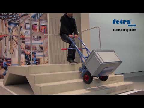 Treppentransport leicht gemacht: Fetra Treppenkarre mit 5‑armigen Radsternen