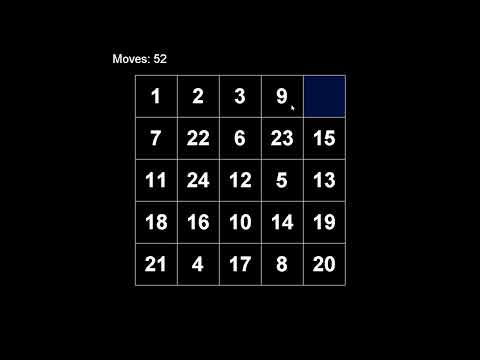 slider puzzle in java