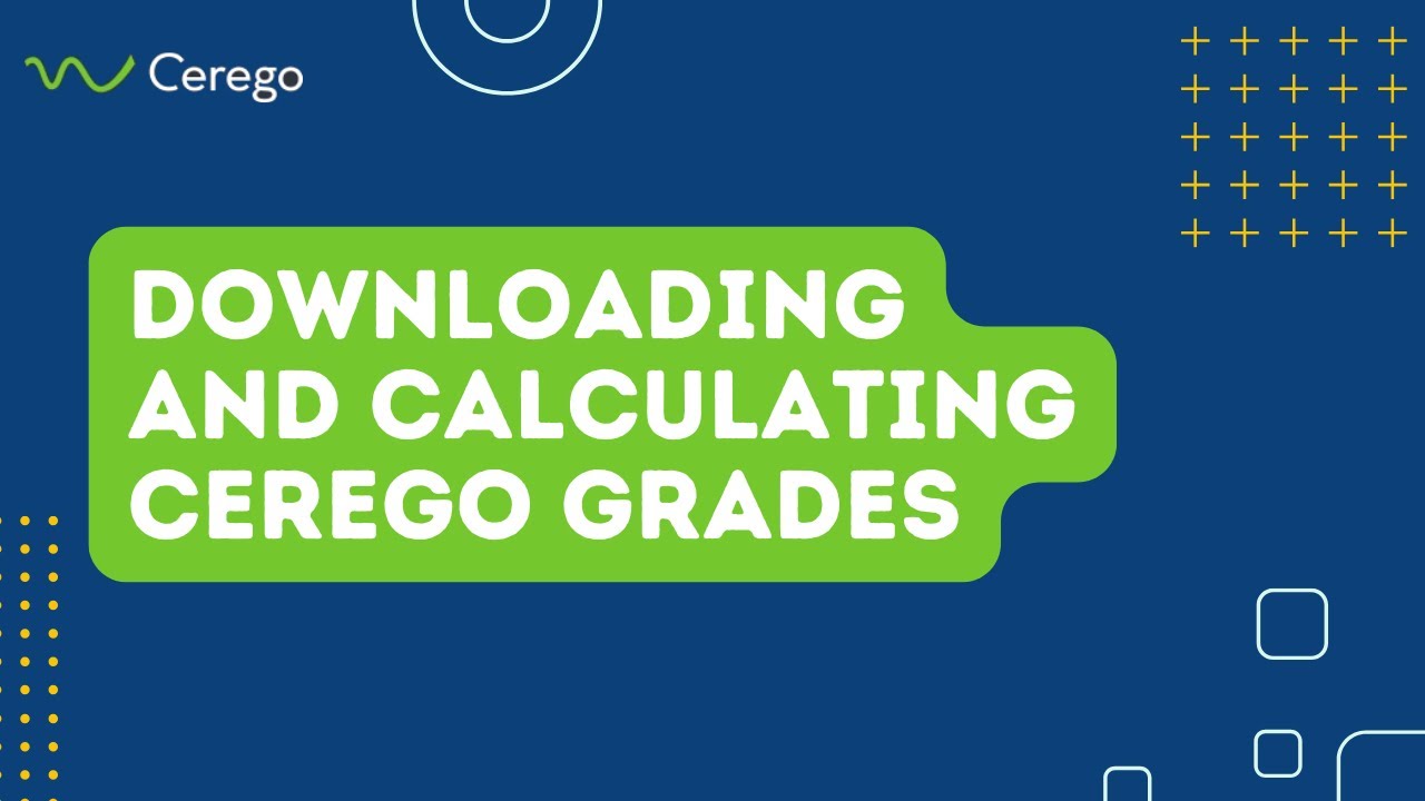 32. Downloading and Calculating Student Grades in Cerego - YouTube