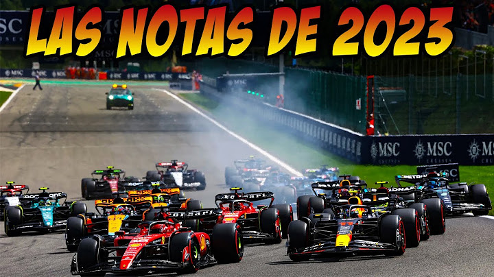 LAS NOTAS DE LA TEMPORADA 2023 DE F1 - RubenMF