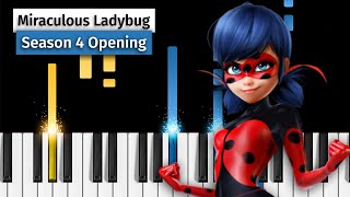 MIRACULOUS - Season 4 Opening - Piano Tutorial / Piano Cover Resimi