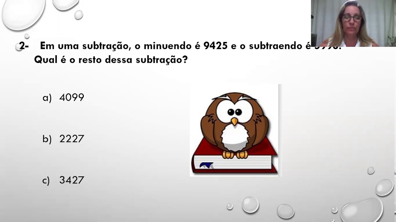 Quiz de Matemática 4º ano