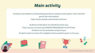 ICT integrated lesson