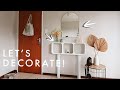 LOUNGE MAKEOVER #2 | DIY console table, renter friendly, mid century modern #southafricanyoutuber