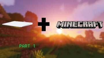 Minecraft, but I try and beat it with a trackpad (TrackCraft Part 1)