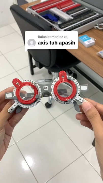 Axis itu apa sih? Dan seberapa pentingnya untuk mata silinder? 🤔 #kacamataminus #kacamatablueray