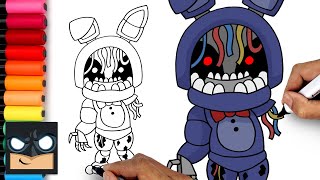 how to draw withered bonnie five nights at freddys