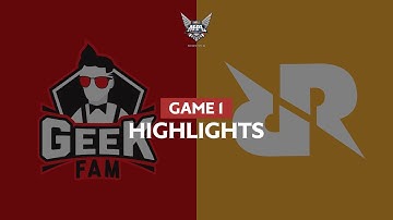 Game Highlight | Geek Fam VS RRQ Hoshi | MPL ID S6 Week 1 Day 1 | Game 1