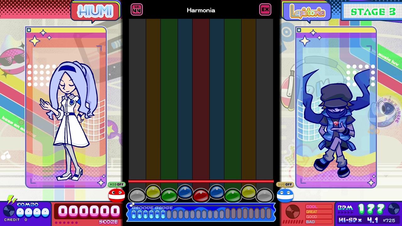 pop'n music] ニュープレリュード / Harmonia (EX) mirror - YouTube