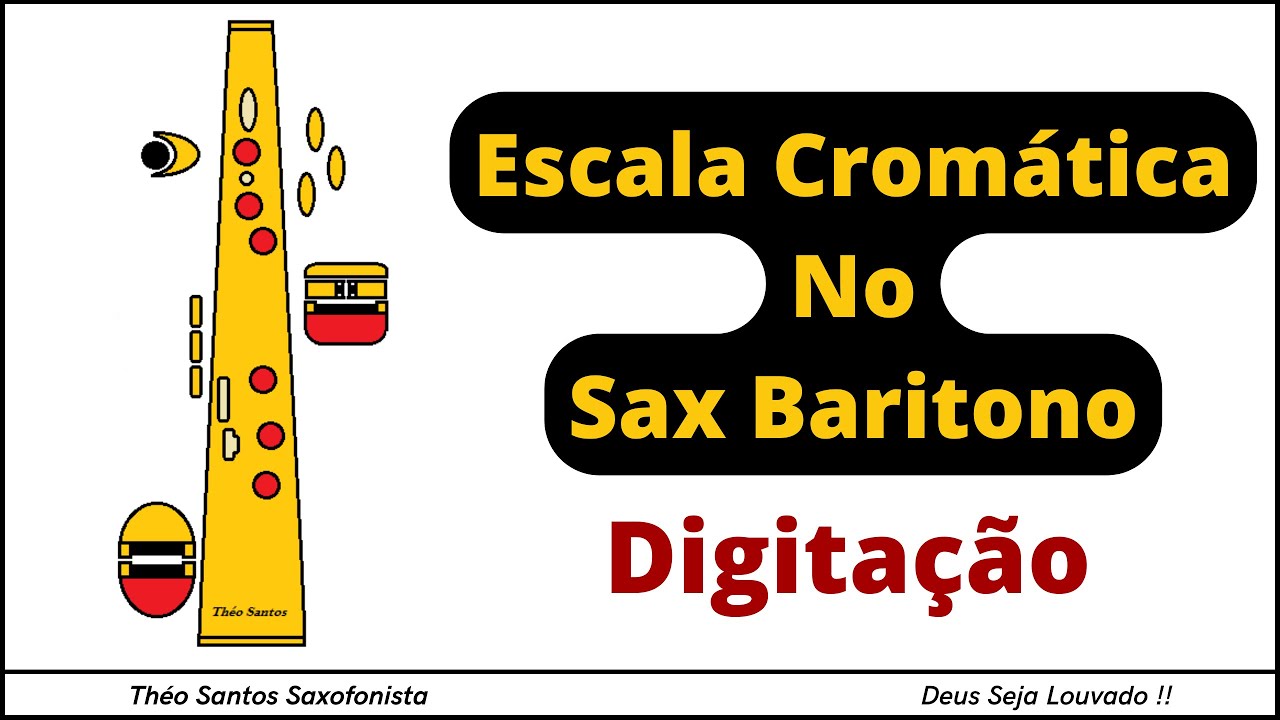Escala Cromática no Sax Barítono Digitação Completa / Chromatic Scale