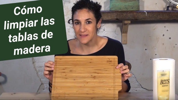 Tabla de cortar alimentos: usos y cómo limpiarla paso a paso