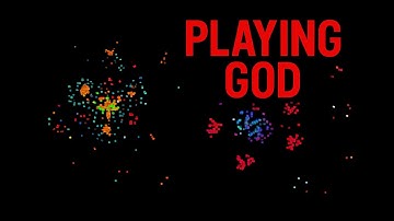 Surprisingly diverse life in a large scale simulation of life