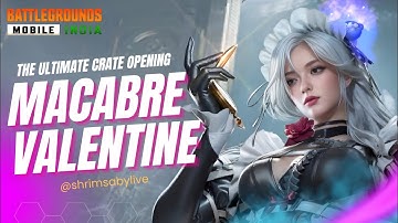 MACABRE VALENTINE ULTIMATE SET CRATE OPENING 🔥| BEST EVER M762 SKIN || BGMI/PUBG