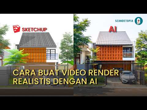 TUTORIAL RENDER SKETCHUP PAKAI AI GOOGLE FLOW
