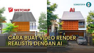 TUTORIAL RENDER SKETCHUP PAKAI AI GOOGLE FLOW