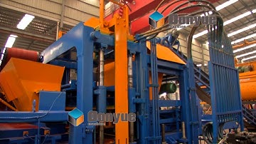 Donyue QT10-15 Fully Automatic Block Brick Pavement Curbstone Making Machine