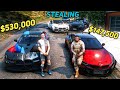 Gta 5  stealing luxury modified bmw cars with franklin and cristiano ronaldo real life cars 60