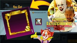 Pennywise gets a Noble Frame in Pubg mobile #shorts screenshot 4