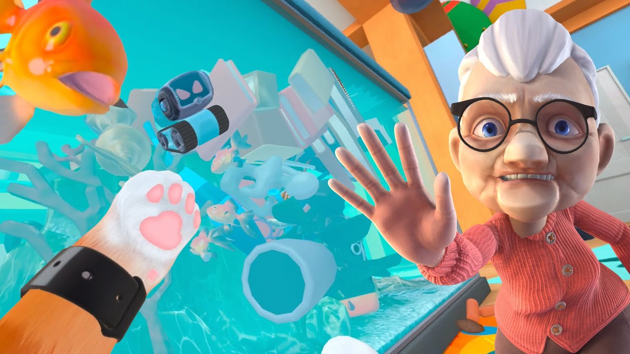 Putting EVERYTHING In The Fish Tank Goes Terribly WRONG! - I Am Cat VR