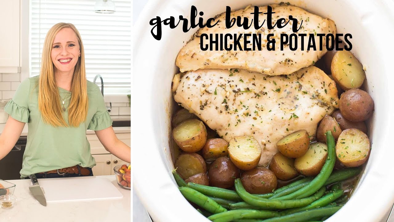 Crockpot Garlic Butter Chicken - Crock Pots and Flip Flops