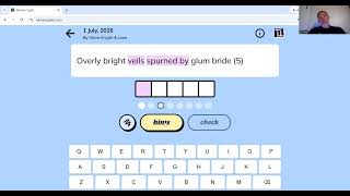 Steps to Solving the 20260701 Minute Cryptic