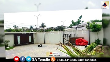 Fabrication Of Car Parking Shade | Pvc Fabric Car Parking Shade | Car Parking Solution | SA Tensile