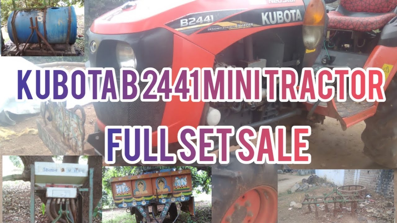 Kubota B 2441mini Tractor Sale mini Tractor Sale second Hand Mini 