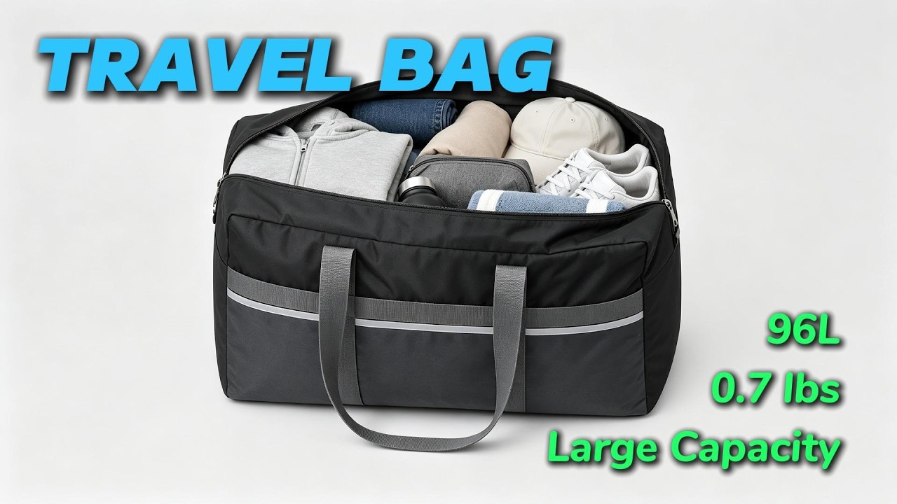 REDCAMP Large Foldable Duffel Bag | The Perfect Backup Bag for