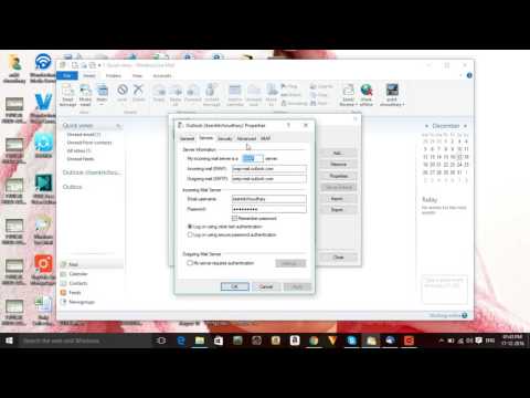 How to configure email into windows live mail...