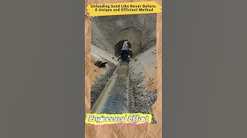 Unloading Sand Like Never Before: A Unique and Efficient Method  #EngineeredEffort