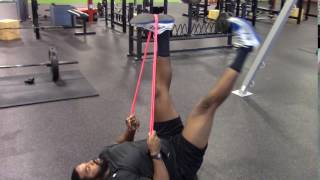 EricCressey.com: J-Band Assisted Leg Lowering