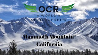 OCR World Championships 2023 Location - Mammoth Mountain, California