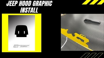 How To Install Your Jeep Hood Graphic (2 Layer) | Available Online | From Underground Graphics