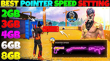 Free Fire Best Pointer Speed Setting 💥 New Auto Headshot Pointer Speed Setting 🔥