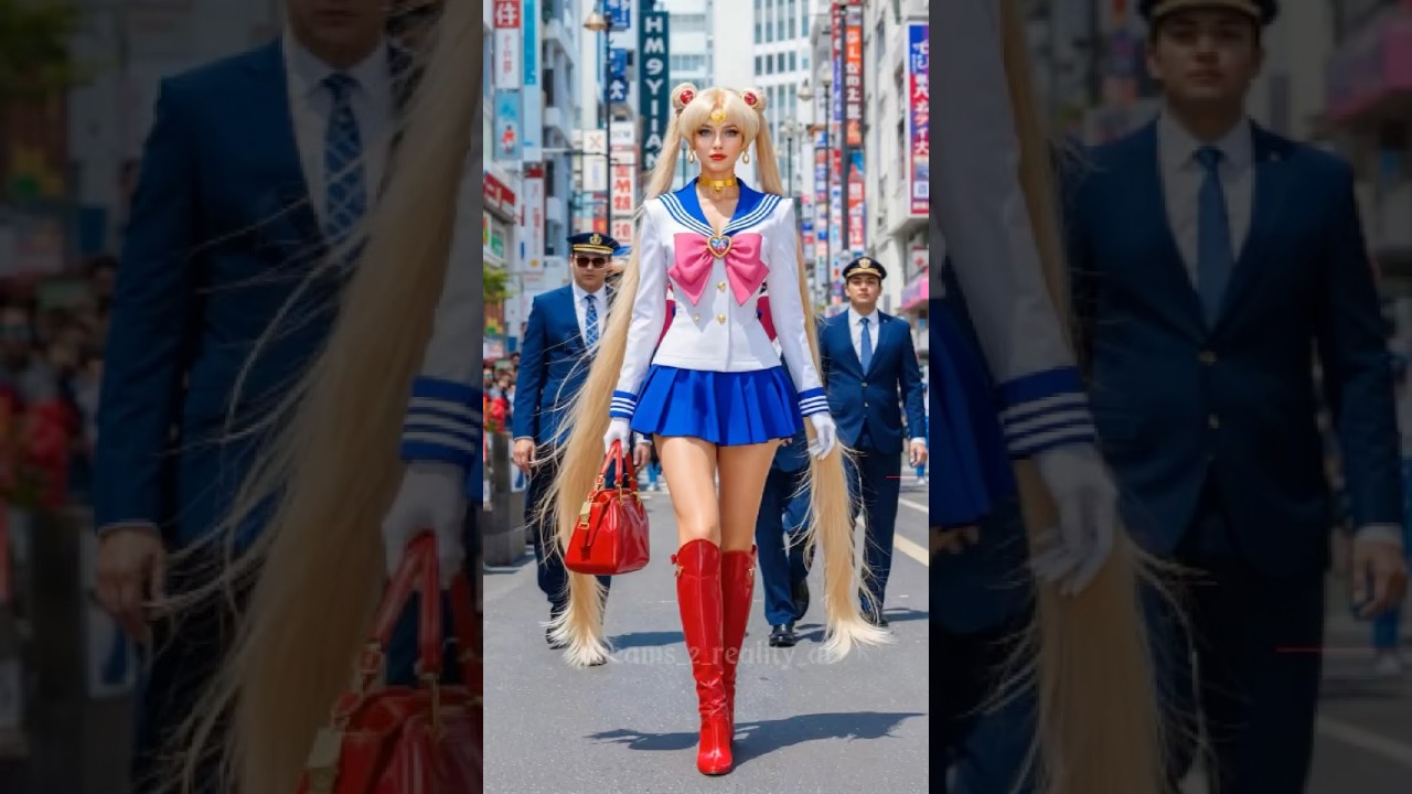 SAILOR MOON as MAFIA BOSSES 🌙🎀 #mafia #sailormoon #sailorvenus #ai #shorts