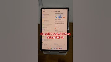 One UI 7 update on galaxy tab #galaxytabs9 #oneui7 #oneui #galaxytab #samsunggalaxytab #android15