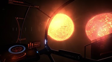Elite Dangerous Binary Stars near collision