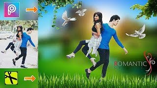 Picsart me and my girlfriend romantic photo editing 2018 || picsart romantic photo edit screenshot 4