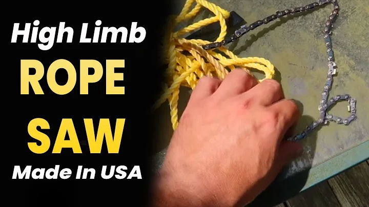 Save Money Cutting Tree Branches See How To! High Limb Chain Saw Review